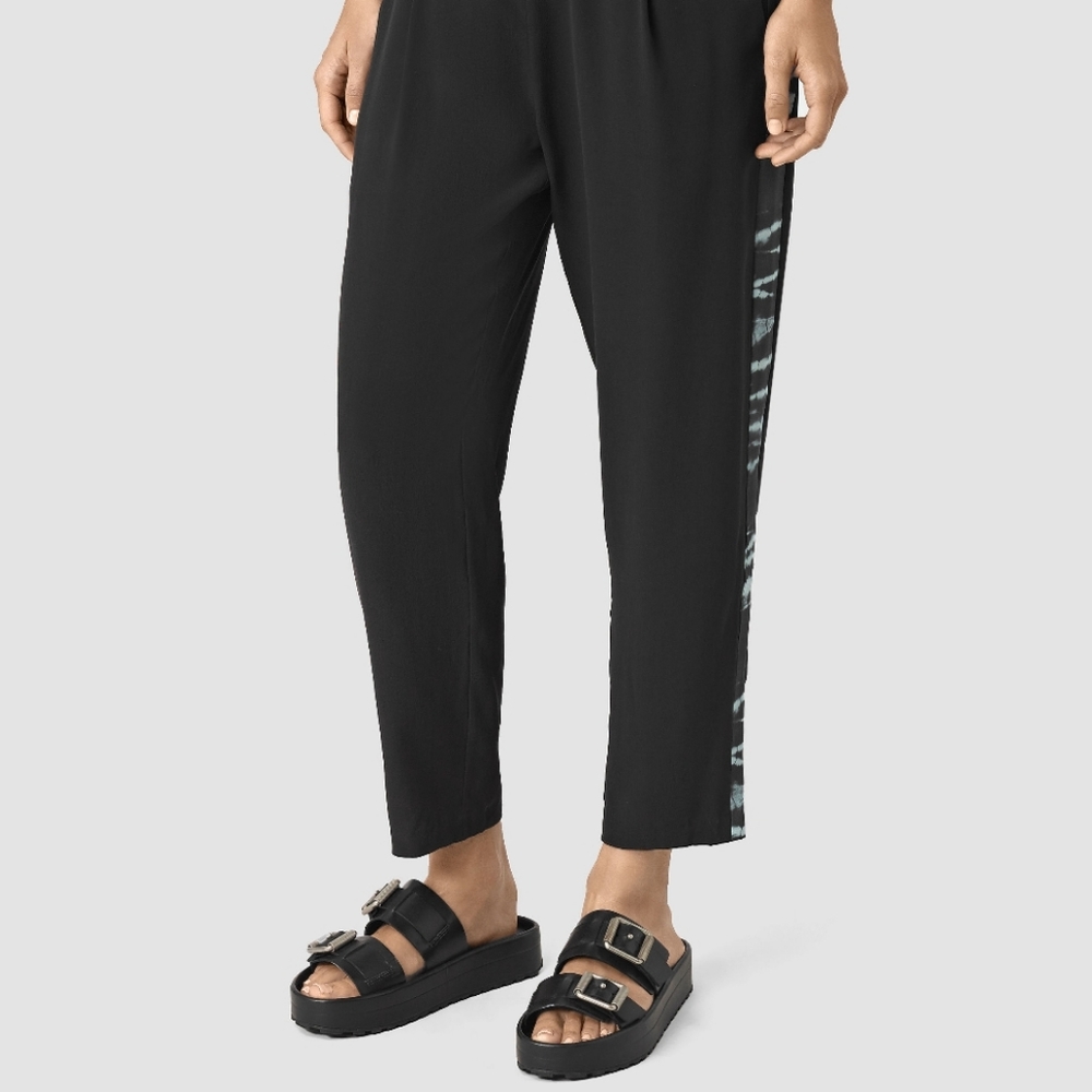 All Saints Misty Tye Trousers Size US 4 100% Silk